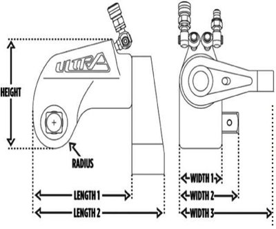 TU Series Hydraulic Torque Wrench Square Drive Type